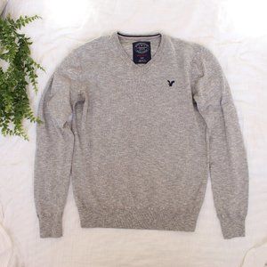 American Eagle Men's V Neck Sweater - Athletic Fit